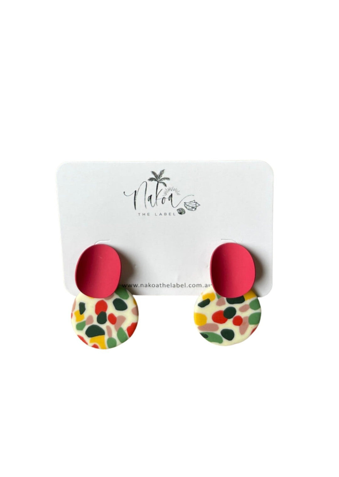 confetti earrings