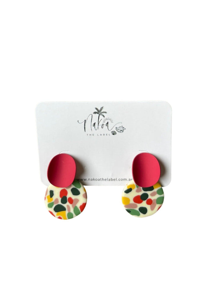 confetti earrings
