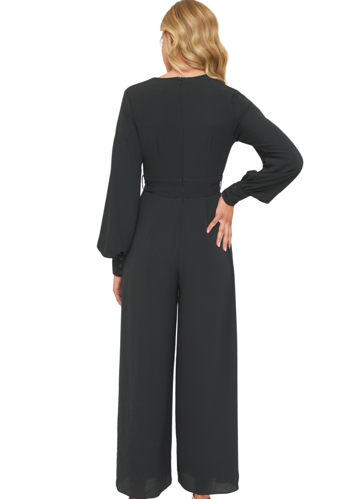 CREPE JUMPSUIT BACK