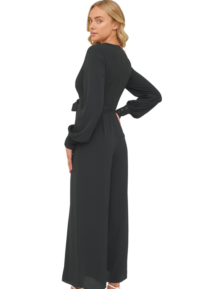 CREPE JUMPSUIT SIDE